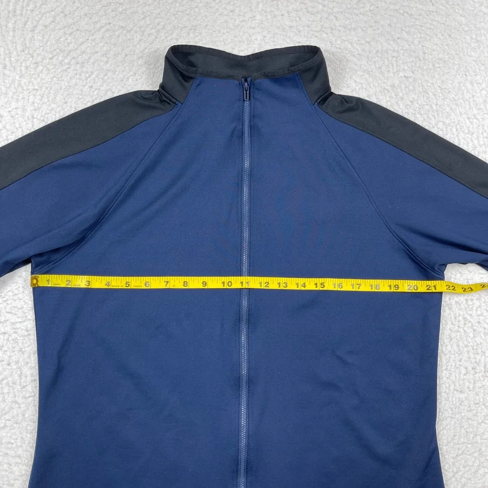 Under Armour Track Jacket Womens‎ XL Navy Blue ColdGear Storm Full Zip Athletic